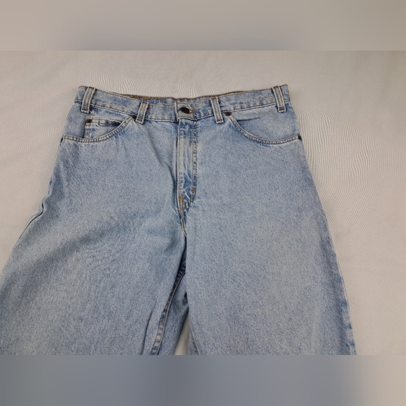 Vintage Orange Tab '96s Levi's 550 Relaxed Fit Tapered Leg W34 L32 - Picture 9 of 15